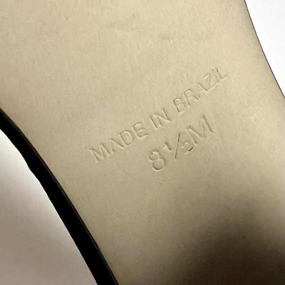 STEVE MADDEN Dillion essential Block-Heel Sandals black leather suede women 8.5 - Picture 10 of 11